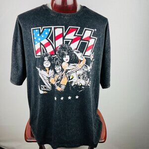 KISS Red White & Blue XXL T-Shirt Shirt